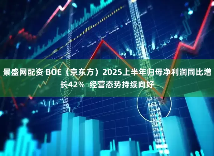 景盛网配资 BOE（京东方）2025上半年归母净利润同比增长42%  经营态势持续向好